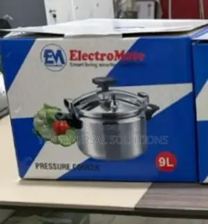 Electromate Manual Pressure Cooker.
9ltrs