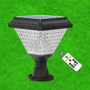 Solar Led Gate Lamp Outdoor Waterproof Post Light for Home Décor