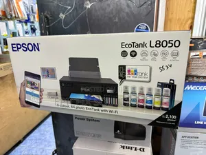 Ecotank L8050,6 Color,Wifi Connectable, PVC Cards Printer and a A4