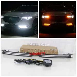 Mazda Cx5 Led DRL Fog Covers With Flowing Indicator, for Yr2017+