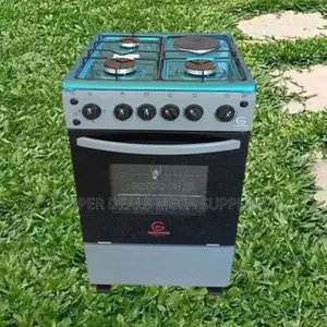 Eurochef Free Standing 50x55cm Cooker 3 Gas + Electric Plate