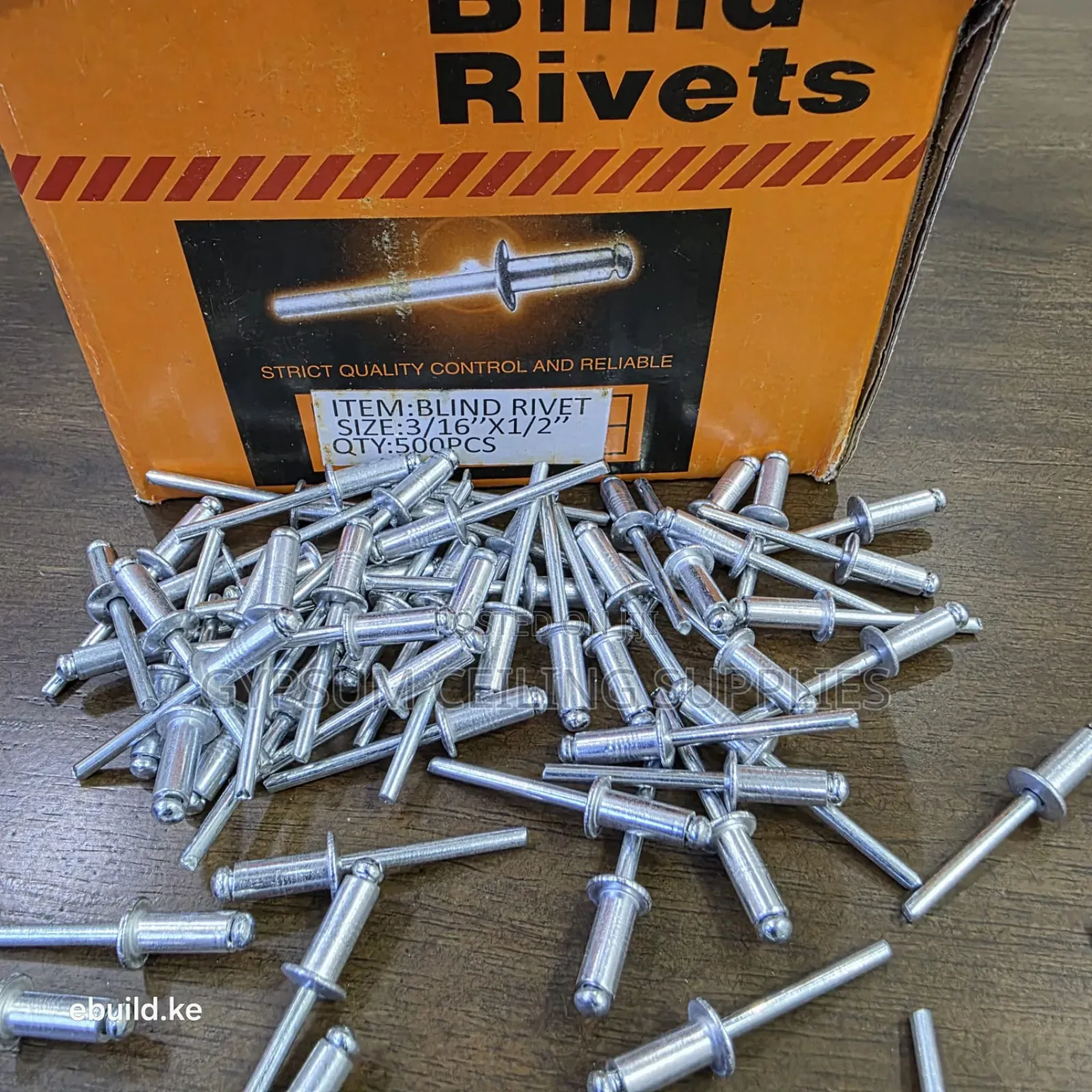 Pop Blind Rivets 3/16 ,1/2 Inch