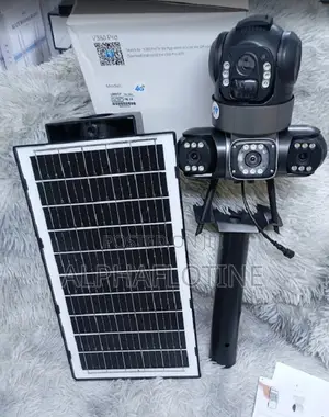 4g Enabled Street Light Solar Triple Camera
