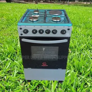 Compact Fit Eurochef 3 Gas Burners + 1 Electric Plate 50x55cm Cooker
