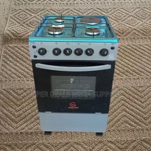 Eurochef 50x55cm Gas Cooker With Extra 1 Electric Hot Plate 3 Burners