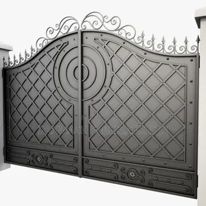 Premium Modern Black Gate