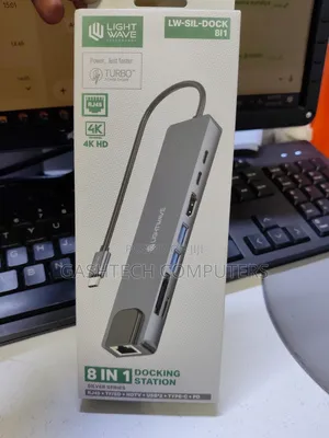 Lightwave (Lw-Sil-Dock-8l1) Docking Station 3 Usb-C Hdmi .