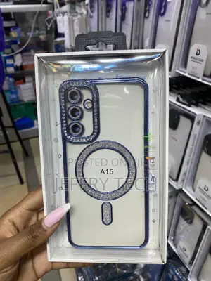 Doowe Samsung Galaxy A15 Magnetic Compatible Glitter Plated Case