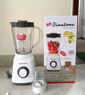 Binatone 2in1 White Blender And Grinder 300w