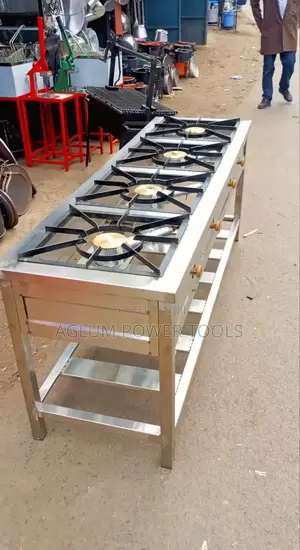 High Pressure 4 Burner Comes With High Pressure Regulator