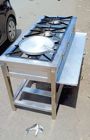 Stainless Steel 3 Burner Comes With High Pressure Regulator