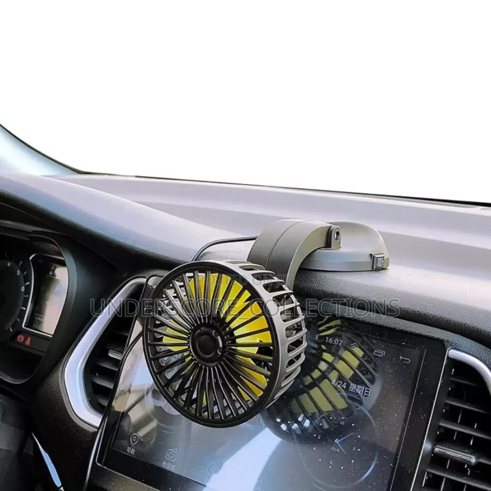 *Universal Mini Auto Cooling Roratable Car Fans*