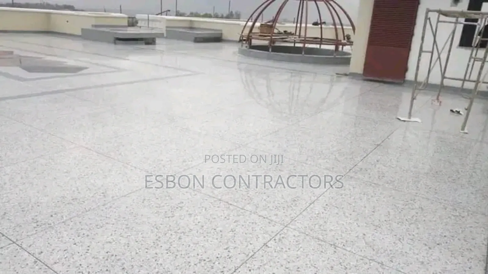White Cement Terazzo