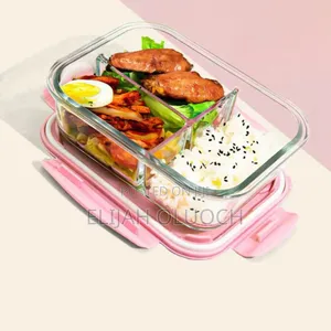 3grid Microwave 1400mls- Safe Borosilicate Glass Lunch Dish