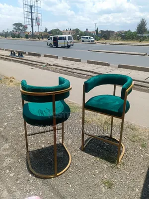 Modern High Stools or Kitchen Stools, Green 