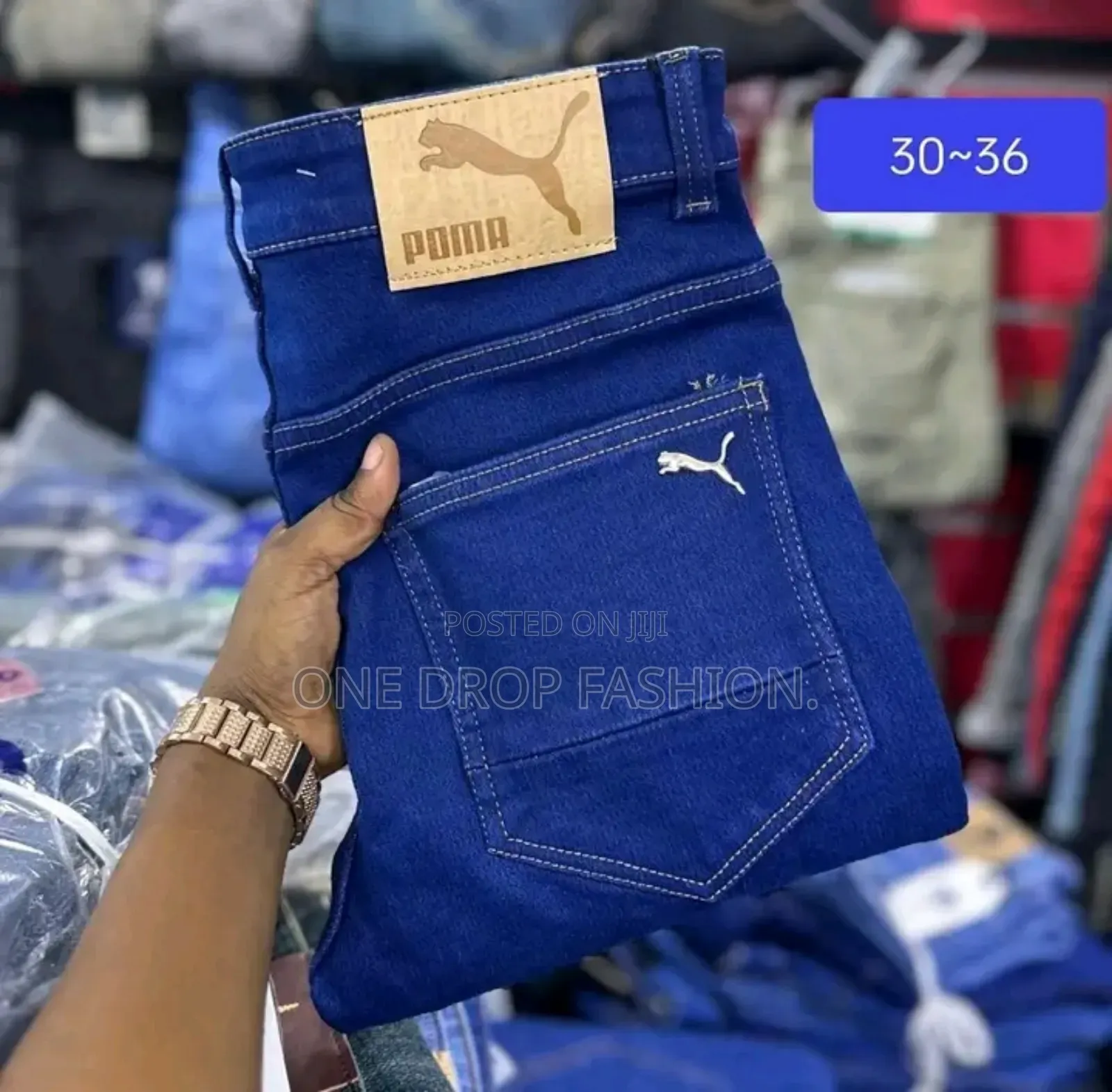 Men New Quality Plain Jeans Sizes 30-40