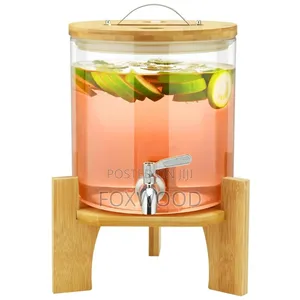 Bamboo Base and Glass Lid
