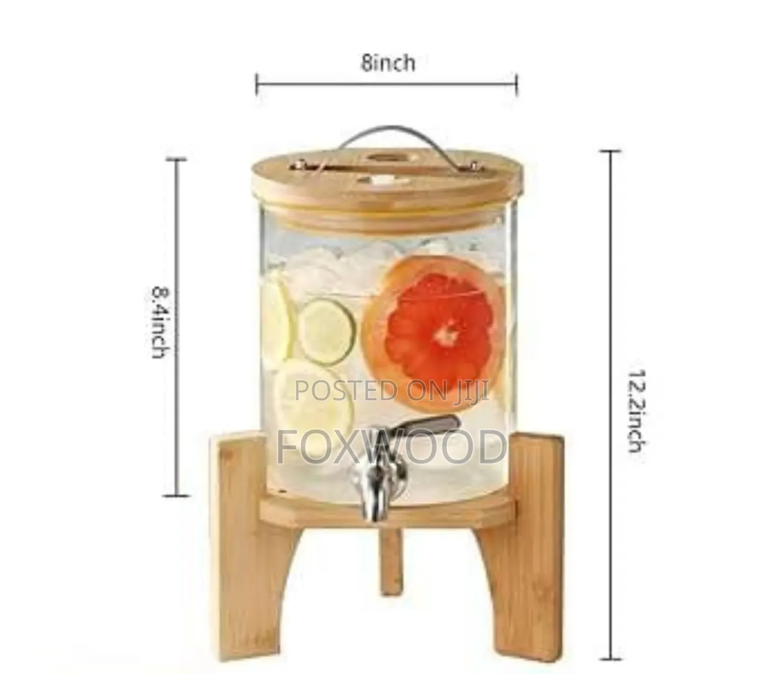 Bamboo Base and Glass Lid