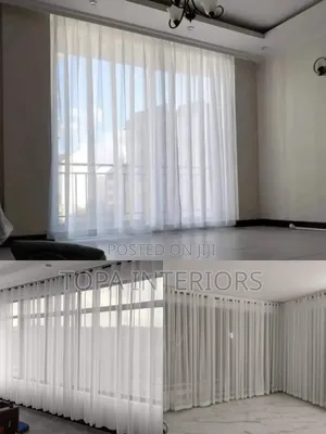 Transparent Lightweight Sheer Curtains for Window Covering