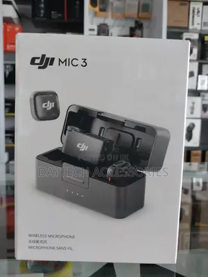 Dji Mic 3 (2 Tx + 1 Rx + Charging Case) Mic for iPhone/Camera/Android