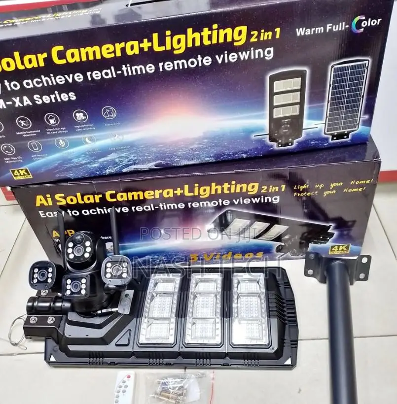 Competablev380 Pro Solar Street Light PTZ Light Wifi Camera 450w
