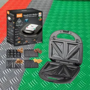 750 Watts 6 in 1 Raf Electric Toaster Waffle Sandwich Donut Maker
