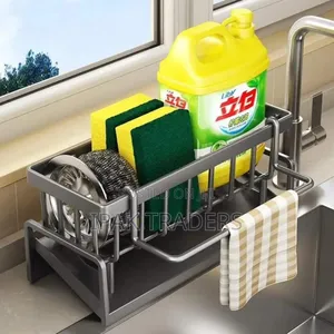 Sink Caddy With Water Draining Tray: 23*11*9cm