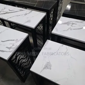 Luxury Console Table With Metal Frame.