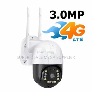 V380 Pro 3mp PTZ 4g Sim Card CCTV Camera Wireless Security Solution
