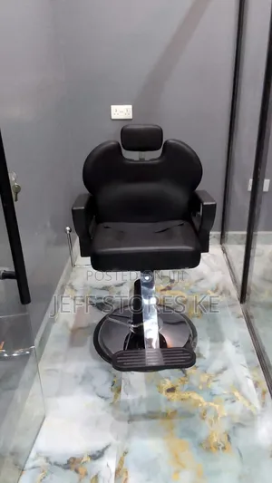 Adjustable Mini Barber Black Chair