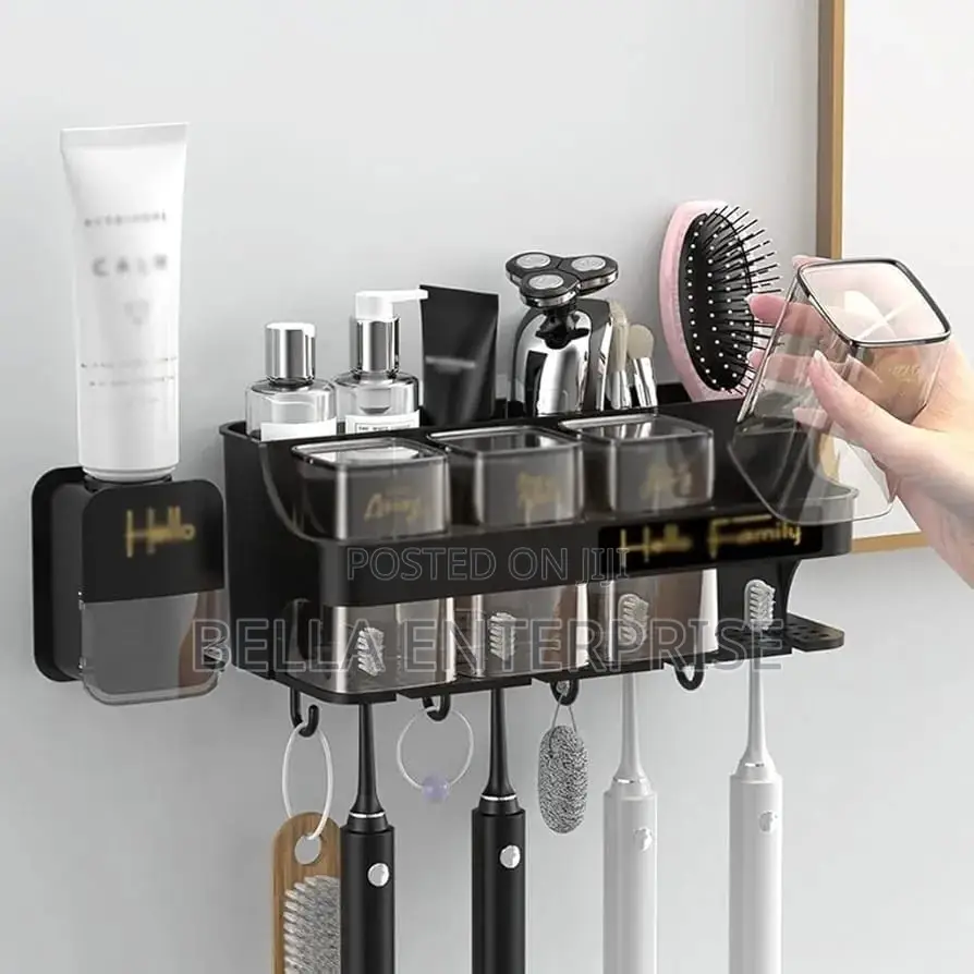 Automatic Toothpaste Dispenser With 4 Cups