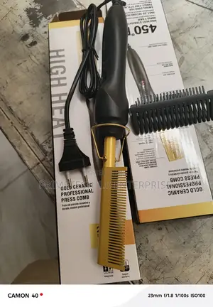 Ceramic Hot Combs Hair Straightener