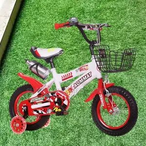 Kids Bicycle 12/14/16 Inch With Water Bottle and Training Wheels