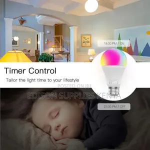 Wifi Smart Bulb 15 Watts Google App Voice Smart Multicolour Smartphone