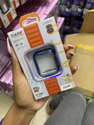 Hankn Apple Watch Series 7 8 9 45mm Glass Screen Protector Case