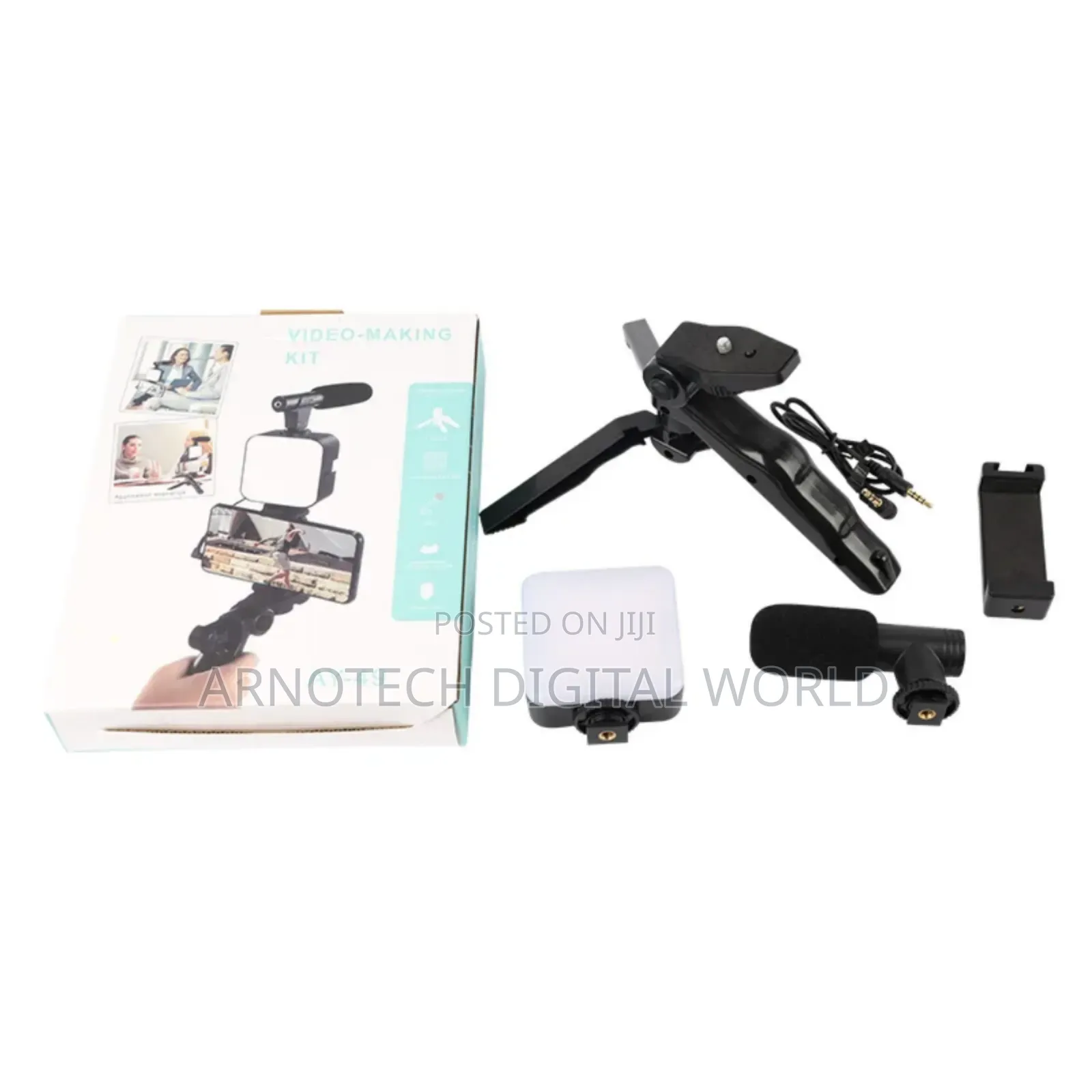 Smart Phone Vlogging Kit With Lights Microphone
