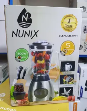 Nunix 2 in 1 Blender Ak 500