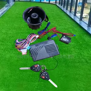 All Vehicles Car Alarm Security System Kit With Flip Remote Keys