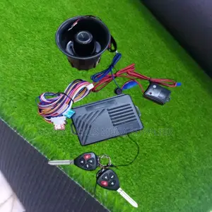 Universal Vehicle Security Alarm System Kit With Flip Key Remote