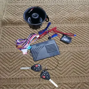 Certified Anti-Theft Vehicle Alarm System Kit With Flip Key Fobs