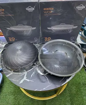 4.5 L Tripply S/S Stainless 30 Cm Wok Pan Compatible With All Stoves