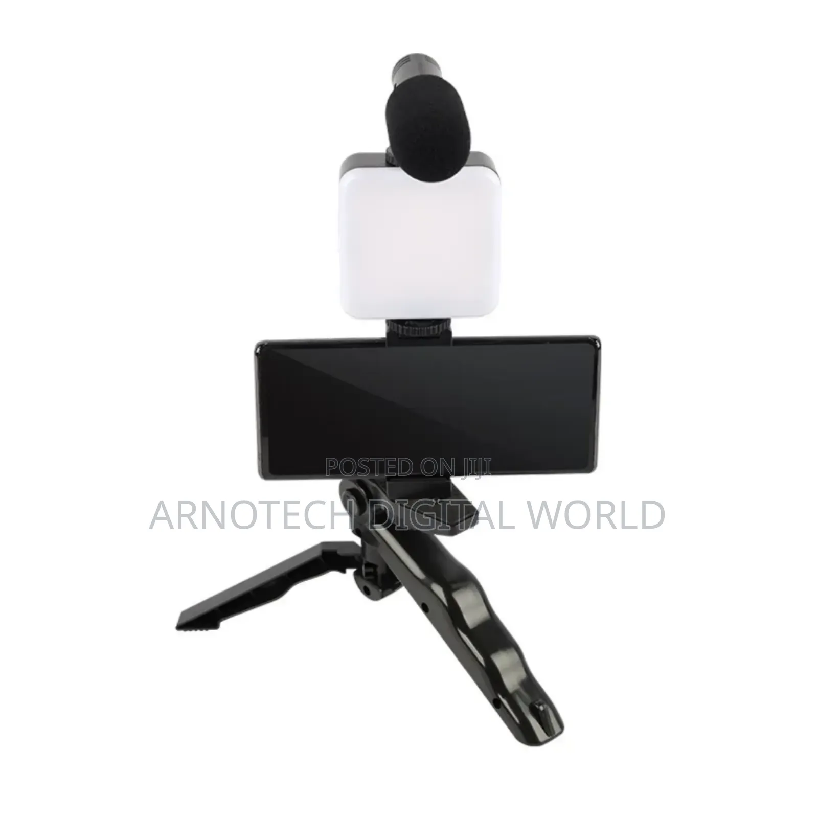 Smart Phone Vlogging Kit With Lights Microphone