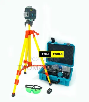3d Cross Line Self-Leveling Laser Level Meter With Tripod St
