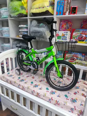 Kids Bicycle for Boys – With Training Wheels Bell