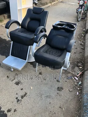 Shampoo Sink With a Barber Chairs