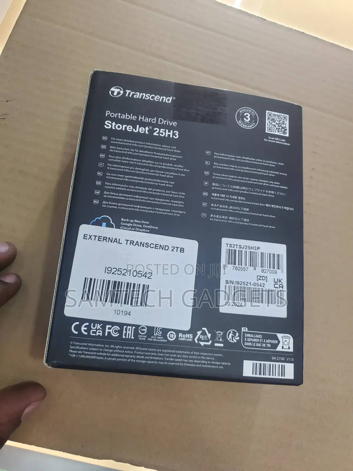 Transcend Hard Disk 2 Terabyte