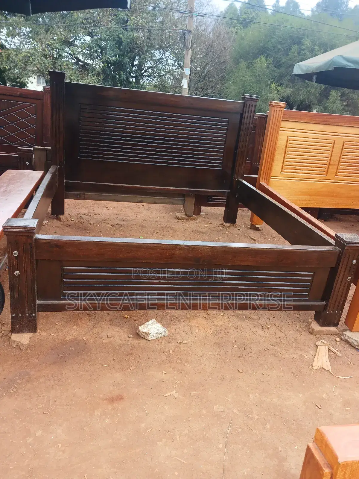 Mahogany King Size Bed 6 by 6