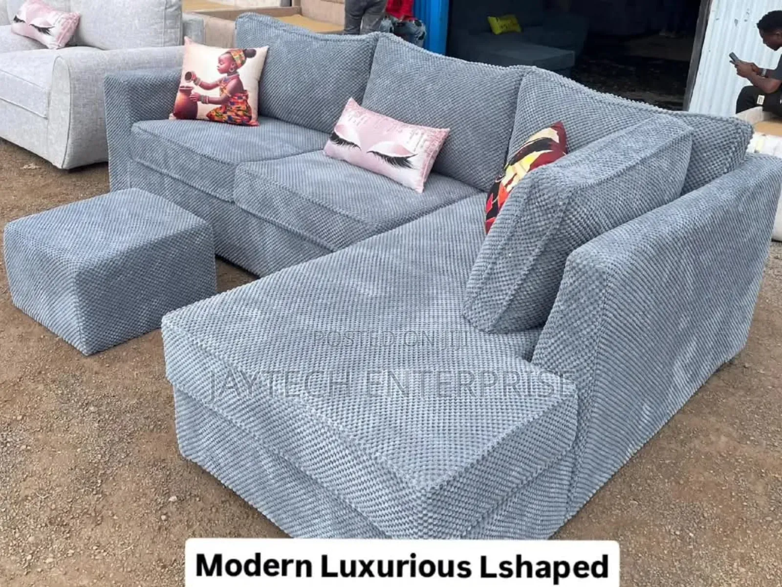 6 Seater L-Shaped Sofa