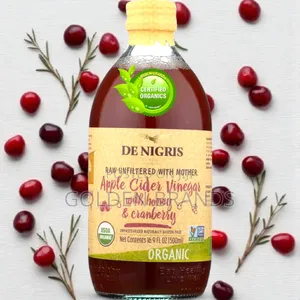 Pure Organic Apple Cider Vinegar With Honey Cranberry -raw 500gms