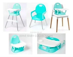 3-in-1 Adjustable Baby High Chair With Tray